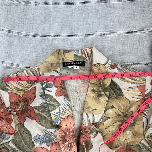 Sag Harbor Tropical Lightweight Blazer - Multicolor - Picture 13 of 15